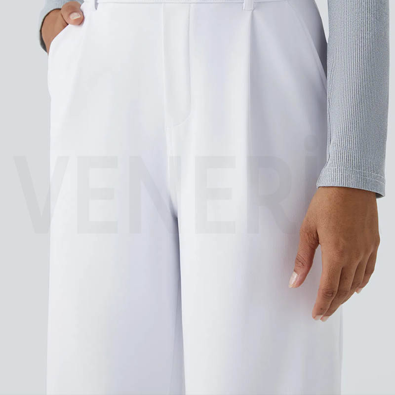 Veneria™  Likralı Düz Kesim Kumaş Pantolon