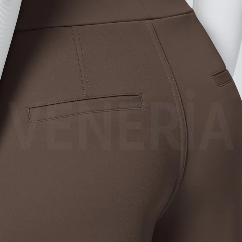 Veneria™  Likralı Düz Kesim Kumaş Pantolon