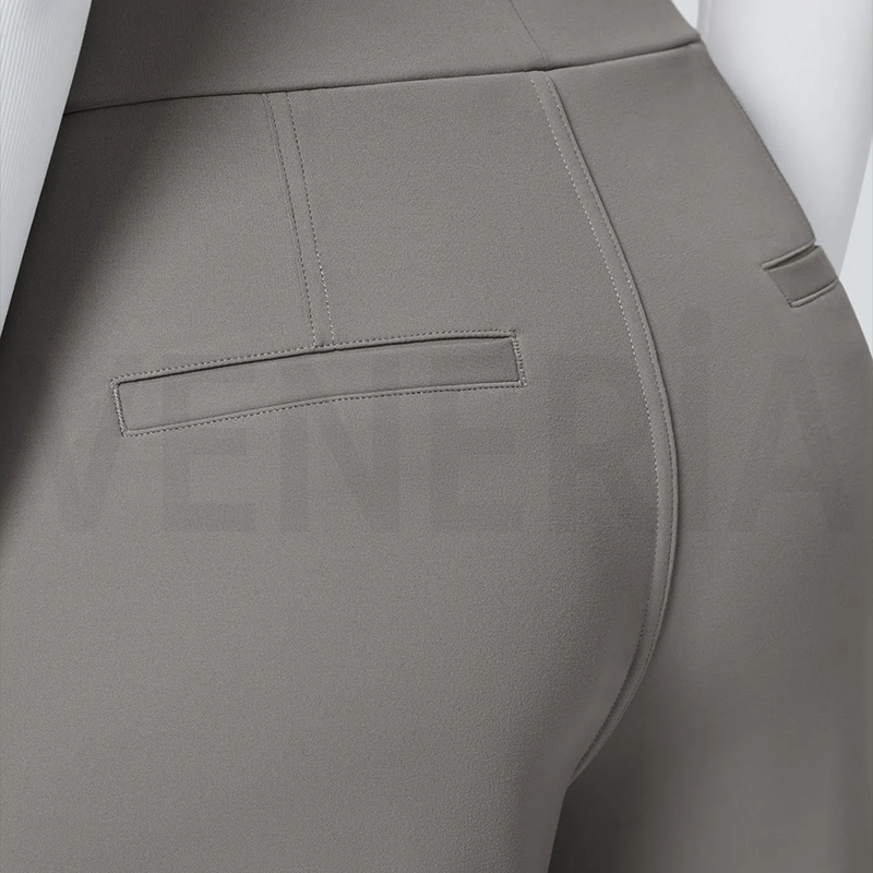 Veneria™  Likralı Düz Kesim Kumaş Pantolon