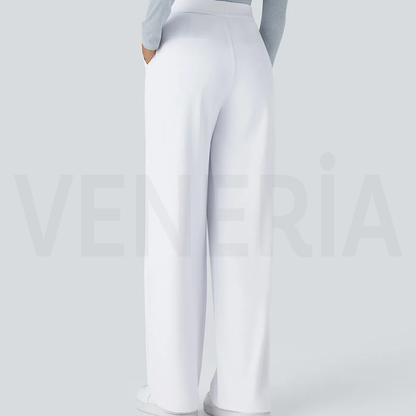 Veneria™  Likralı Düz Kesim Kumaş Pantolon